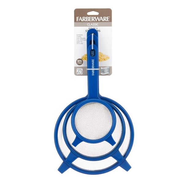 Farberware Set of 3 Strainers