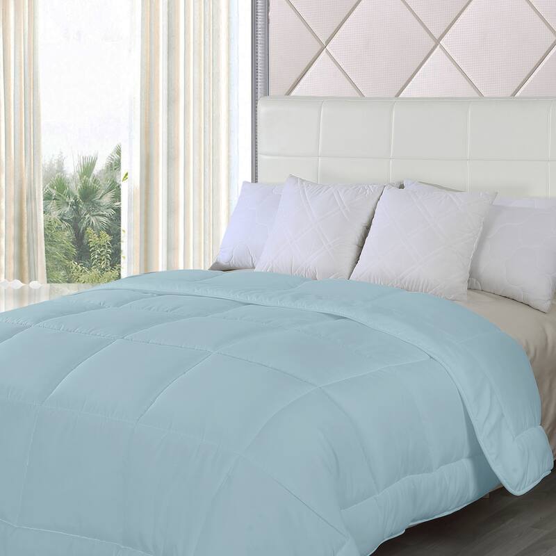 Waterford Home Goose Down Alternative Comforter - Aqua - Queen