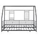 preview thumbnail 18 of 19, Twin Size Metal House Bed with Trundle