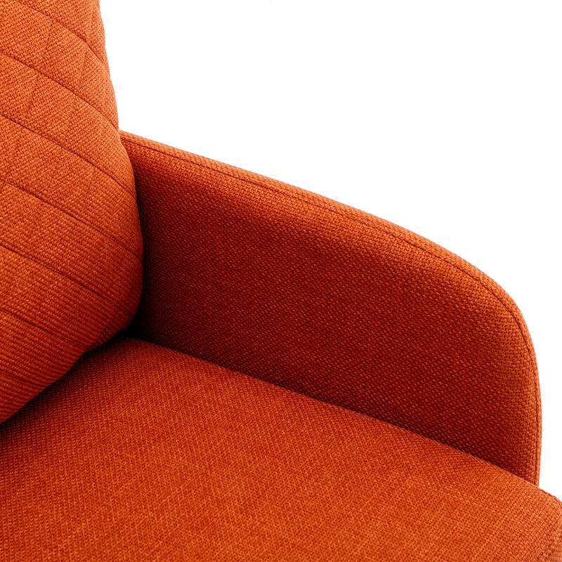 Modern Velvet Loveseat Couch with Pull Out Bed