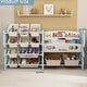 preview thumbnail 3 of 13, Children's Toy Storage Cabinet - Multi-Functional, Space-Saving, Safe Design