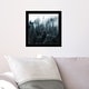 preview thumbnail 8 of 25, Oliver Gal 'Over The Pine' Nature and Landscape Wall Art Framed Print Forest Landscapes - Black, White