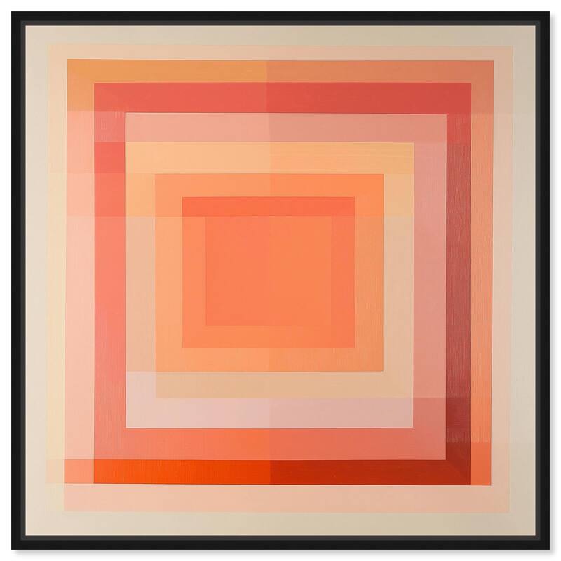 Minimal Color Blocks III Canvas by Art Remedy - 30" x 30" - Black