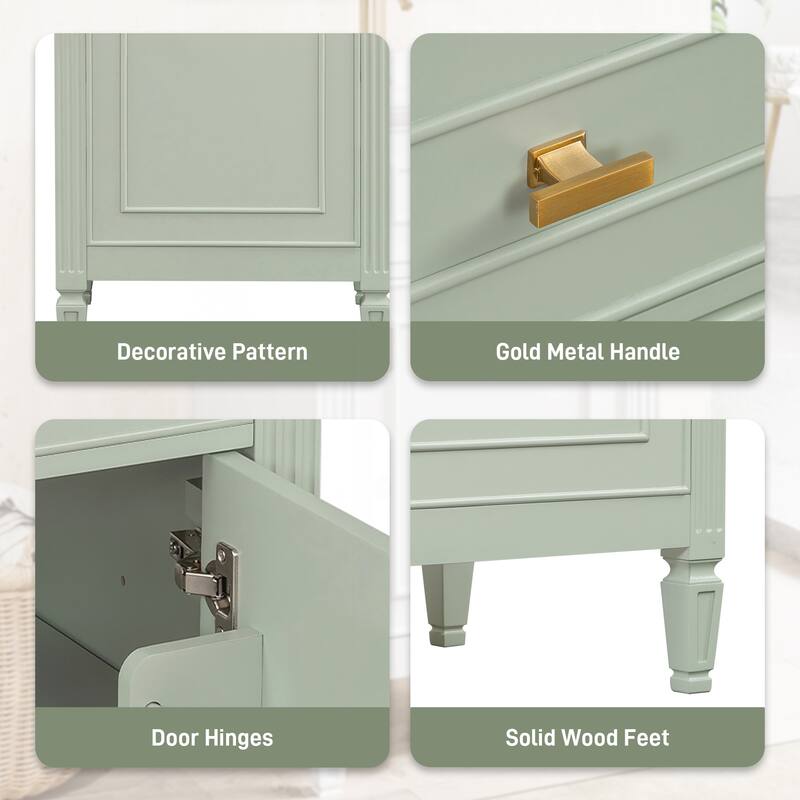 Modern Bathroom Vanity with Functional Storage and Stylish Design