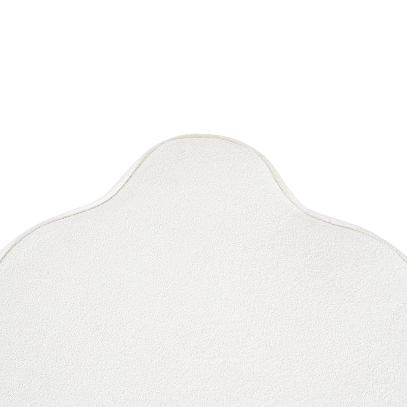 Christopher Knight Home - Milan Modern Velvet Storage Ottoman with Scalloped Design