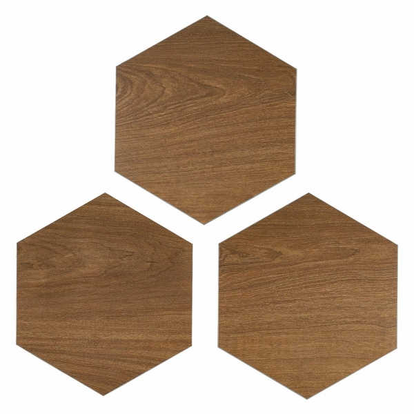 Lucida BaseCore Hex Peel and Stick Floor Tiles - On Sale