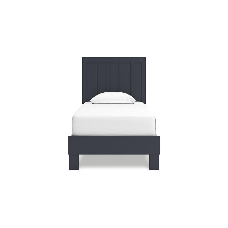 Signature Design by Ashley Simmenfort Dark Blue Platform Bed