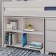 preview thumbnail 5 of 5, Max and Lily Farmhouse Twin Low Loft with Dresser and Bookcase