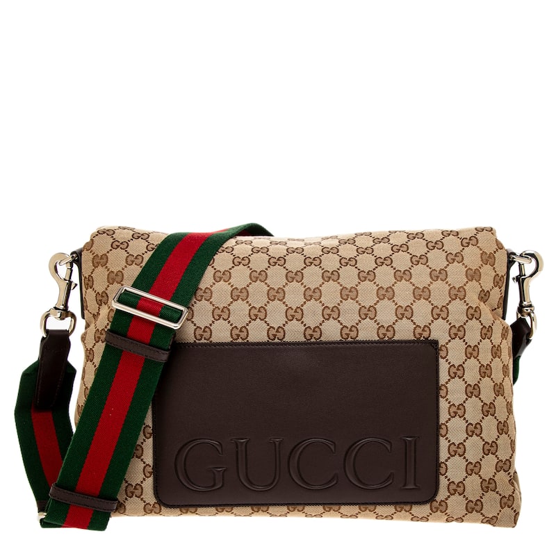 Gucci GG Canvas Large Crossbody Bag