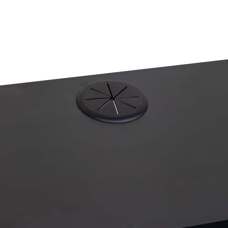 65.35" LED Wall Mounted Floating TV Stand with Charging Station