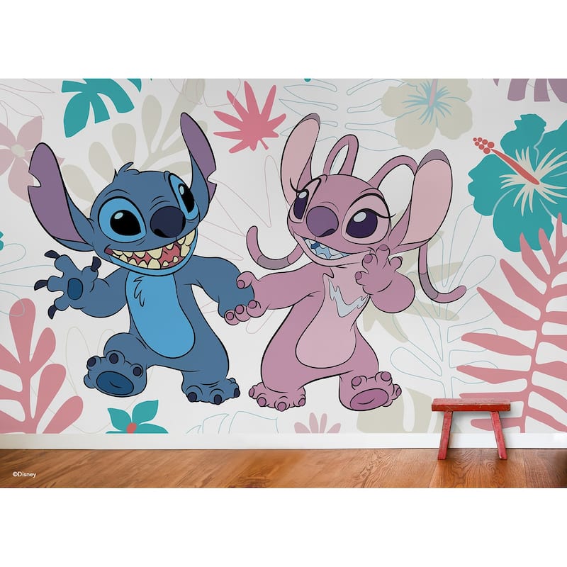 RoomMates Disney Stitch and Angel Peel and Stick Mural