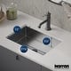 preview thumbnail 3 of 6, Karran Cinox Stainless Steel Rectangular Undermount Sink