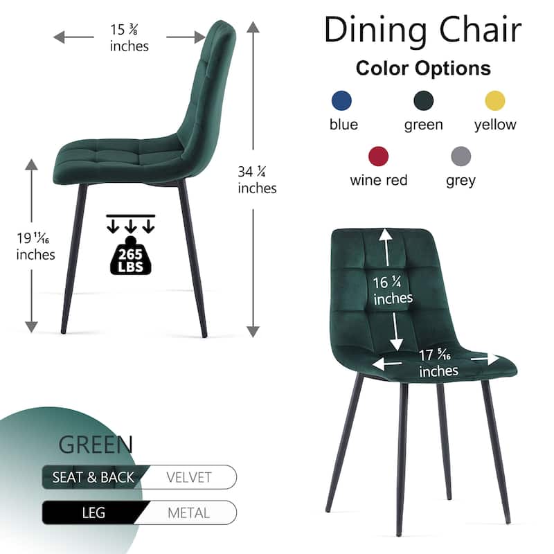 Upholstery Dining Chairs Set of 2