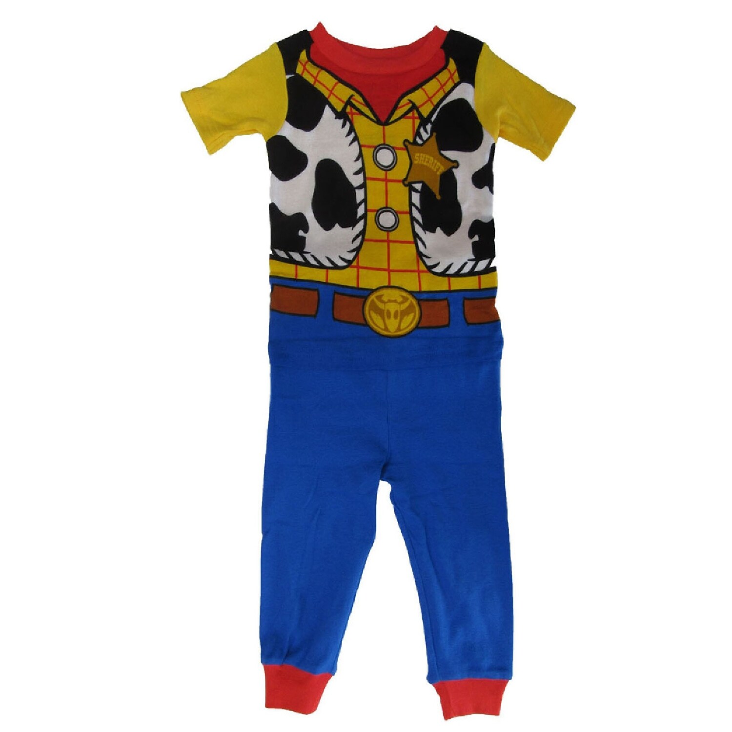 Shop Disney Little Boys Yellow Blue Toy Story Woody Print 2 Pc
