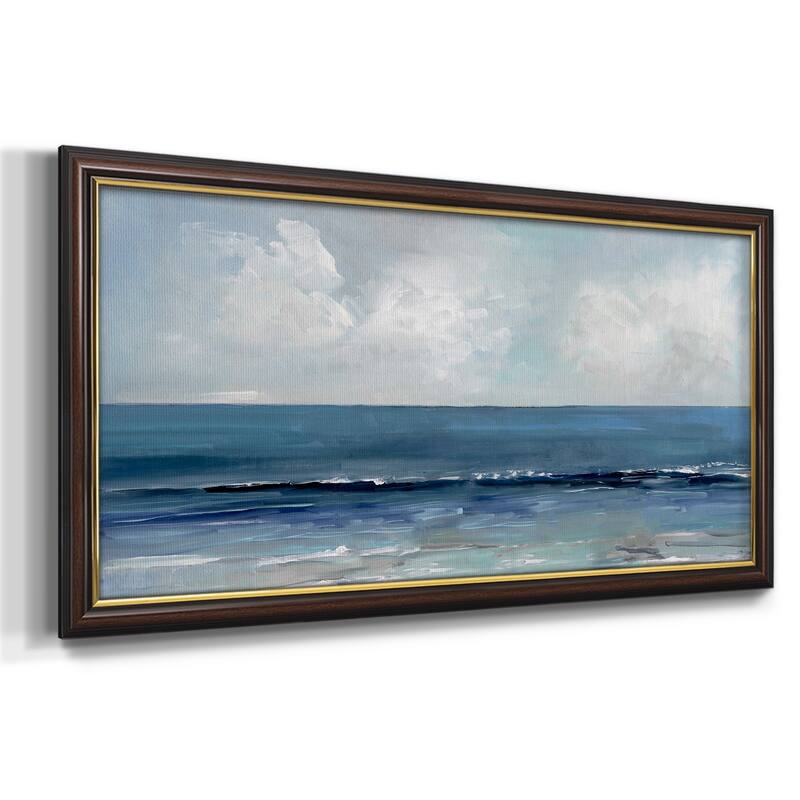 Blue Seas Premium Framed Canvas- Ready to Hang