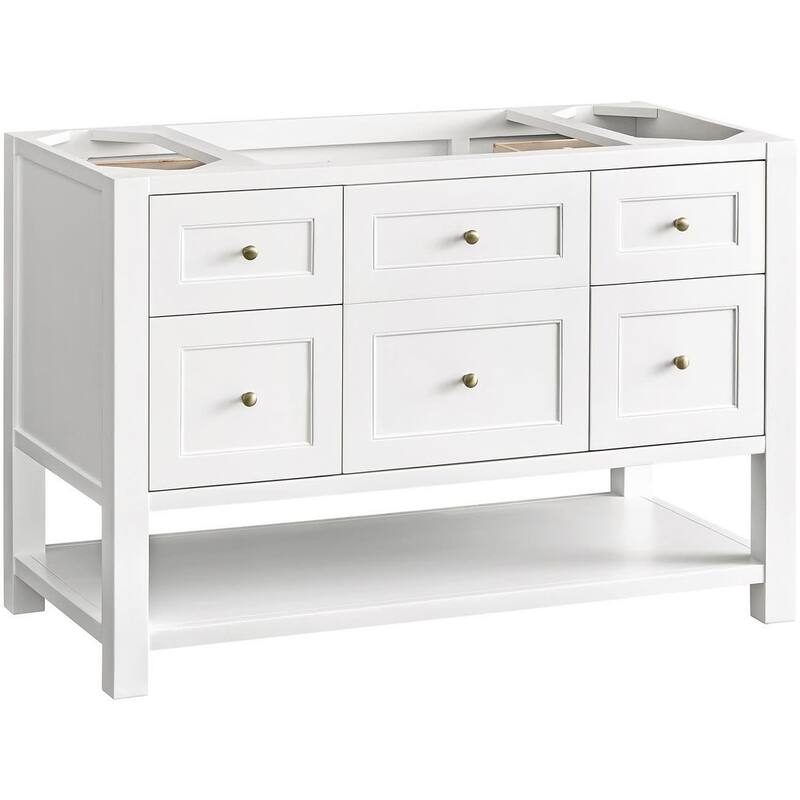 James Martin Vanities 330-V48-M Breckenridge 48" Free Standing Single - Bright White