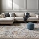 preview thumbnail 13 of 11, Livabliss Transitional Beckham Medallion Area Rug Ice Blue - 2' 7" x 7' 3" - Runner
