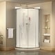 preview thumbnail 12 of 38, DreamLine Prime 33 in. x 33 in. x 76 3/4 in. H Shower Enclosure, Shower Base and Acrylic Backwall Kit