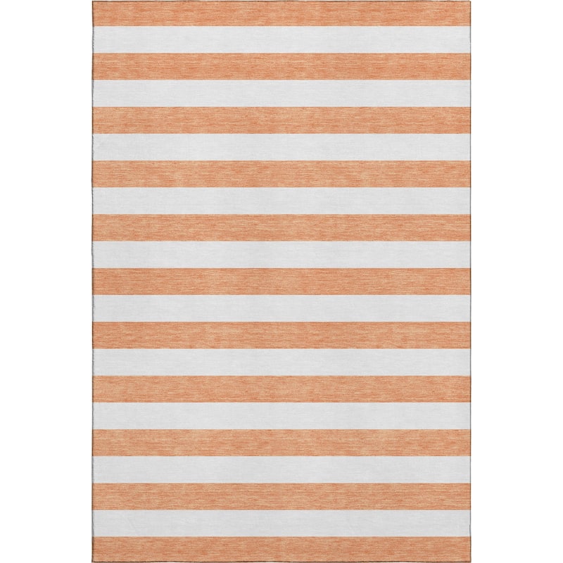 Premium Washable Super Soft Cabana Stripe Mayfield Rug