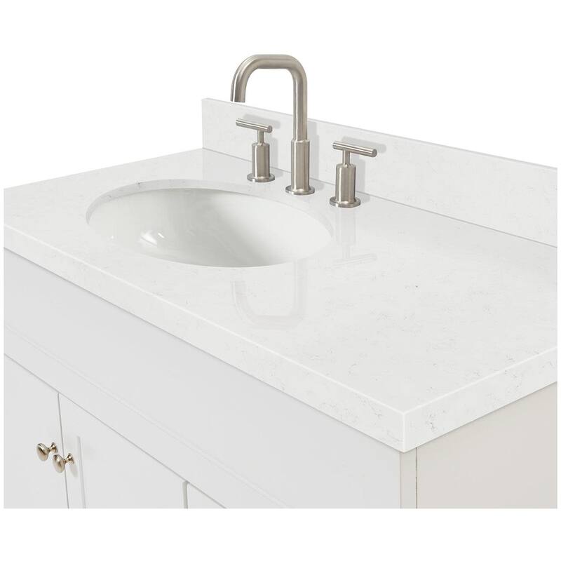 Ariel F042SLCQOVO Hamlet 42" Free Standing Single Basin Vanity Set