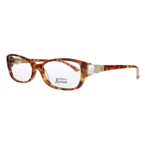 Guess by Marciano GM0168 K07 Havana Rectangle Optical Frames - 53-16-135