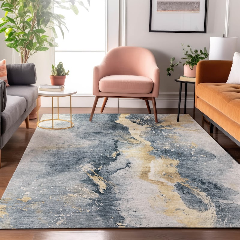 Premium Washable Super Soft Glam Chic Mayfield Rug