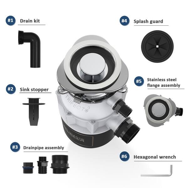 InSinkErator N/A hp Stainless Steel Garbage Disposal Stopper InSinkErator N/A hp Stainless Steel Garbage Disposal Stopper