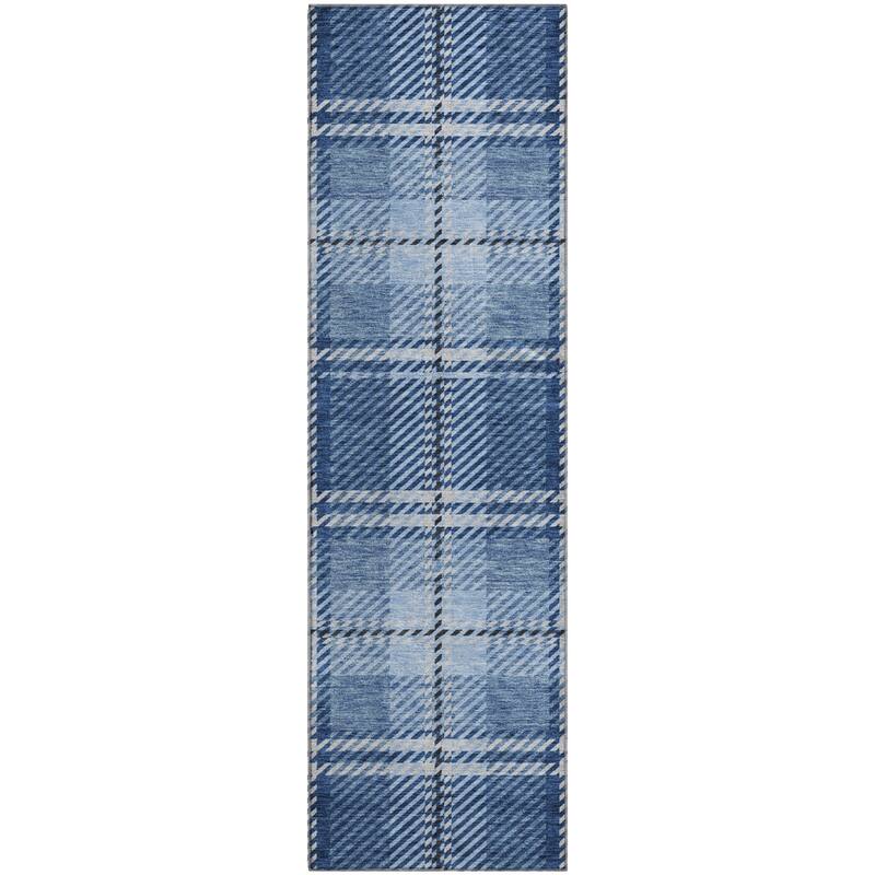 Premium Washable Super Soft Plaid Mayfield Rug