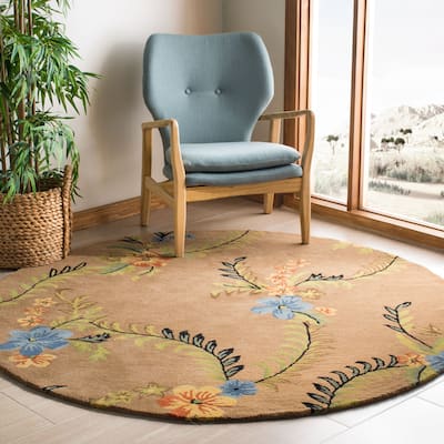 SAFAVIEH Handmade Soho Mareka Floral N.Z. Wool Rug