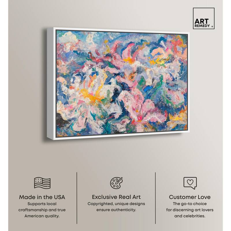 Pastel Riot II Canvas by Art Remedy