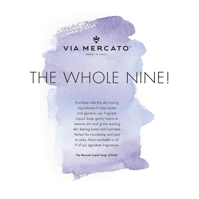 Via Mercato Liquid Hand Soap No 6 - Fig Orange Blossom & Cedarwood