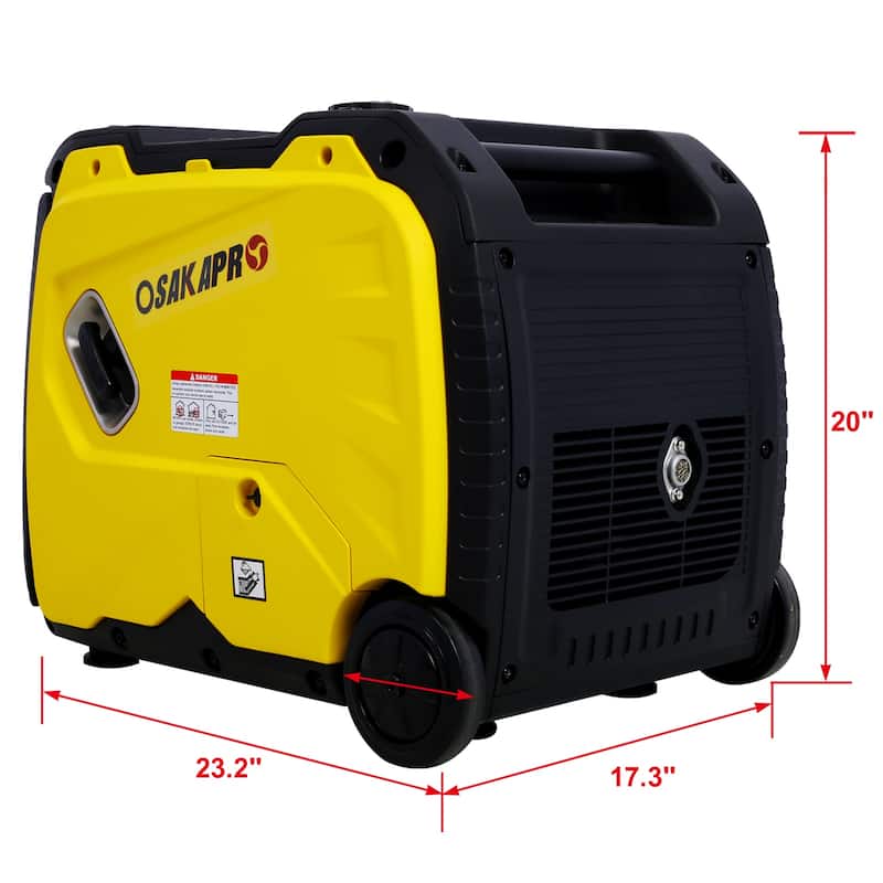 Super Quiet 4500W Portable Inverter Generator, 4 Stroke, 212CC
