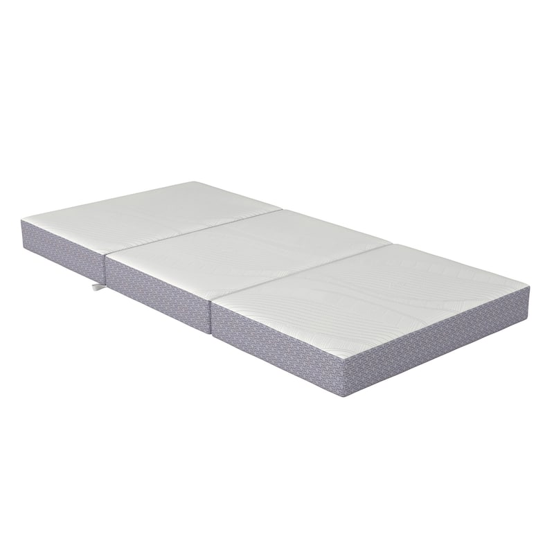 AFI, CoolSoft Size 6" Memory Foam Folding Mattress