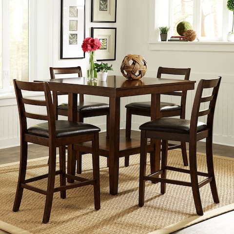 Copper Grove Hampton Russet 5 Piece Gathering Table Set