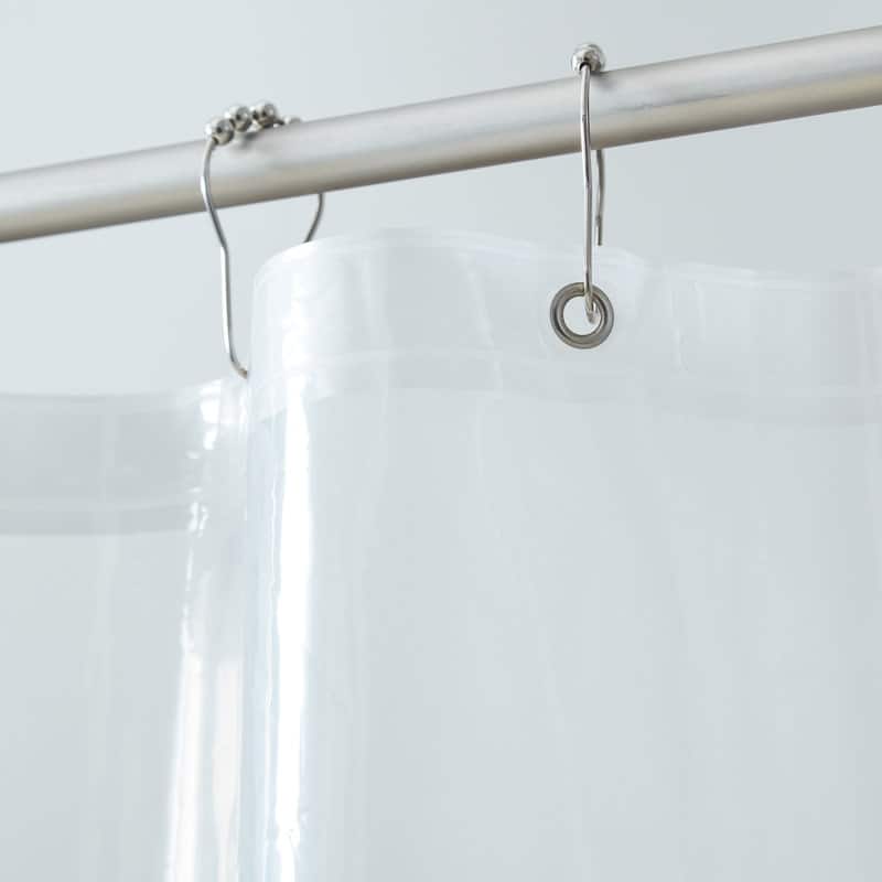 Dainty Home Light Weight Shower Curtain Liner With Weighted Hem