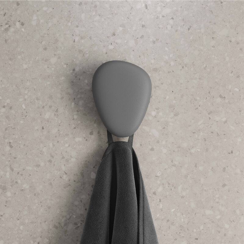 Plaisir Concrete Bathroom Robe Hook In Gray