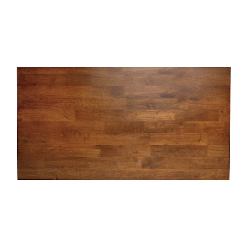 Solid Wood Farmhouse Trestle Style Coffee Table