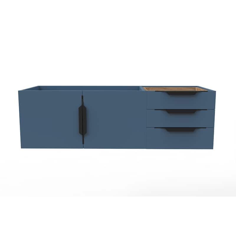 Alpine 48" Wall Mounted Bathroom Vanity (Base Only)
