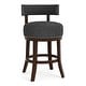 preview thumbnail 27 of 32, Furniture of America Fendeson Transitional Nailhead Swivel Barstool (Set of 2)