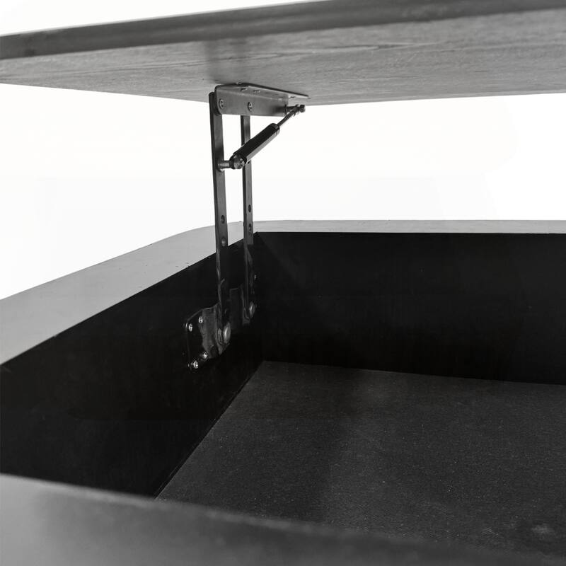 38.6in Fluted Lift-top Coffee Table