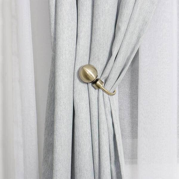 Shop Curtain Tieback Hooks Metal Tassel Curtain Drapery Holdback