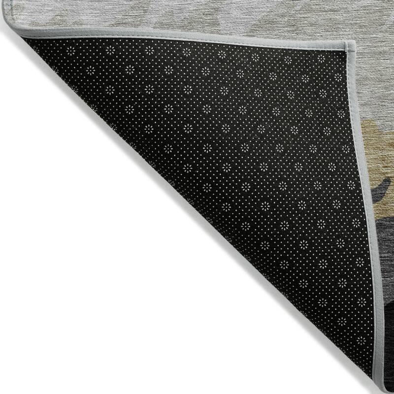 HomeRoots Striped Transitional Rectangle Outdoor Rug