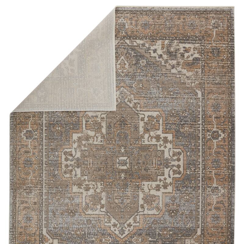 Venn Medallion Tan/ Gray Area Rug