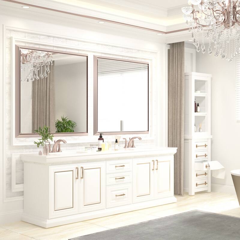 Bathroom Mirrors Wall Mounted Rectangle Vanity Cosmetic Makeup Mirror