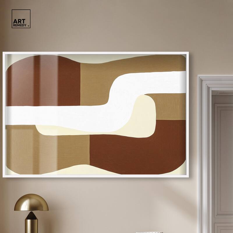 Minimal Wavy III Shadowbox by Art Remedy