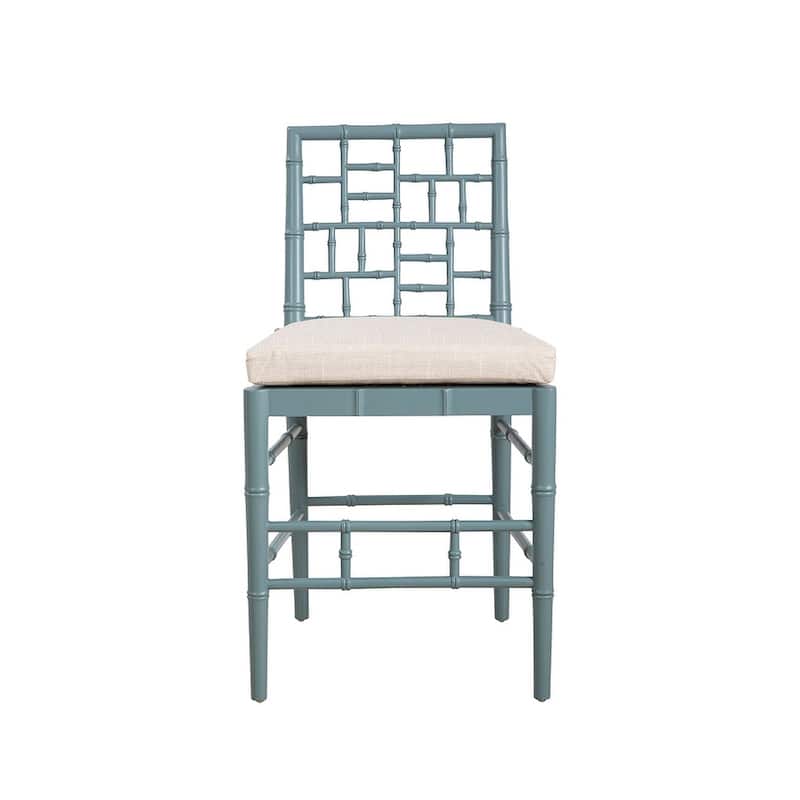 Furniture Classics Wood Hugo Counter Barstool - Light-Blue