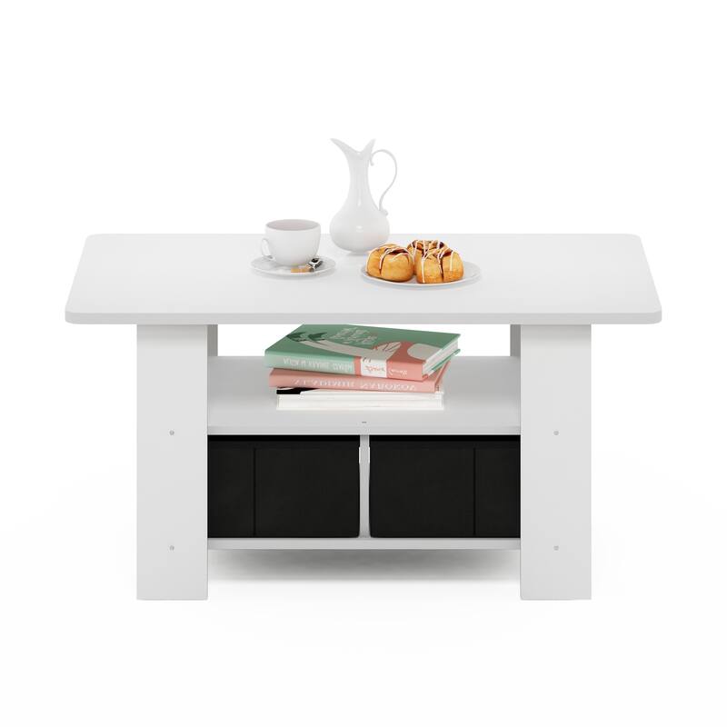 Furinno Andrey Coffee Table with Bin Drawer
