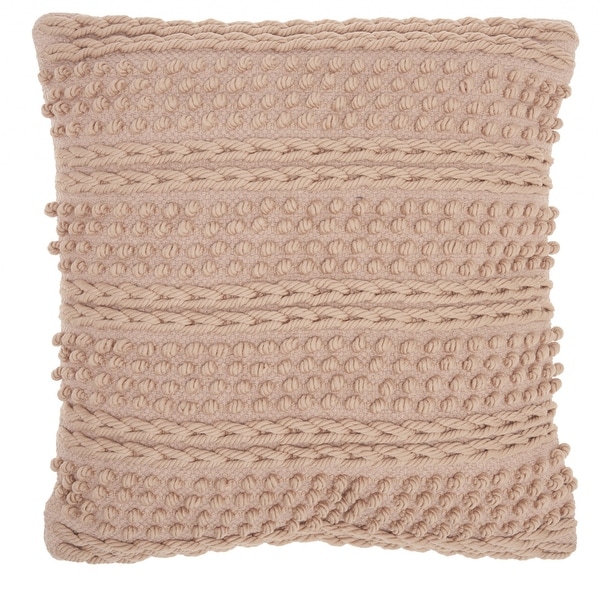 Blush textured pillow online