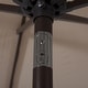 preview thumbnail 27 of 69, Lopes 9-foot Patio Umbrella with Bronze Finish Base Weight Stand Included