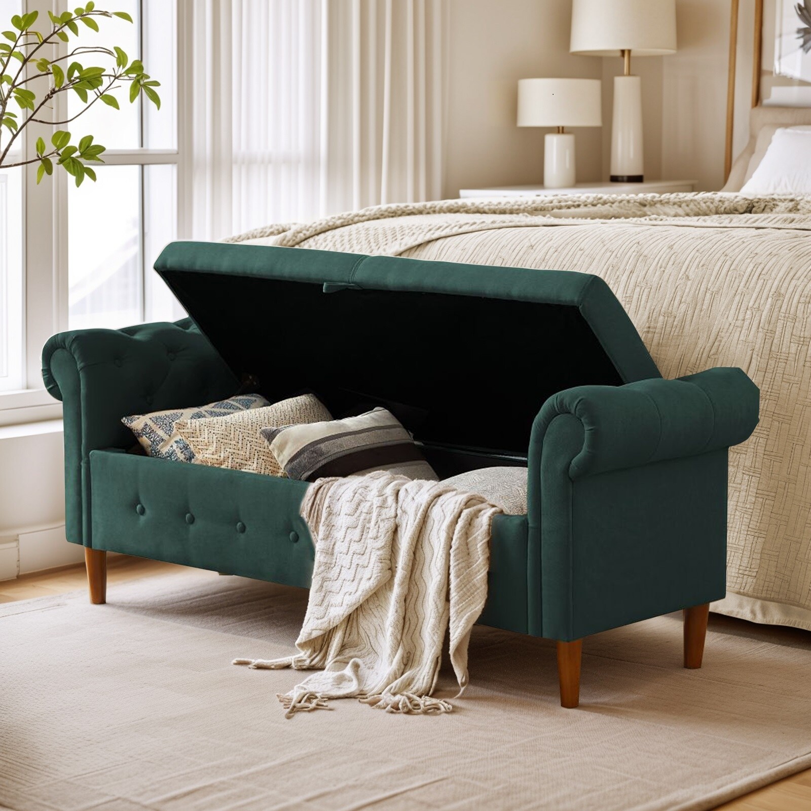 Bedroom store couch bench